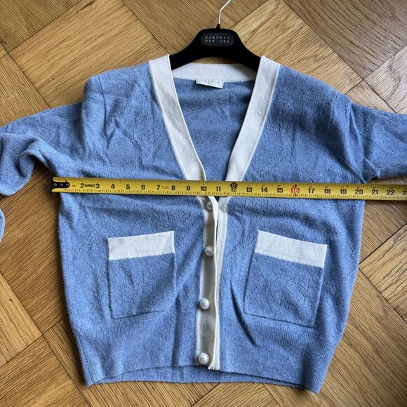 Sandro Lucas Wool/Cashmere Cardigan Sz S/M - Picture 15 of 15